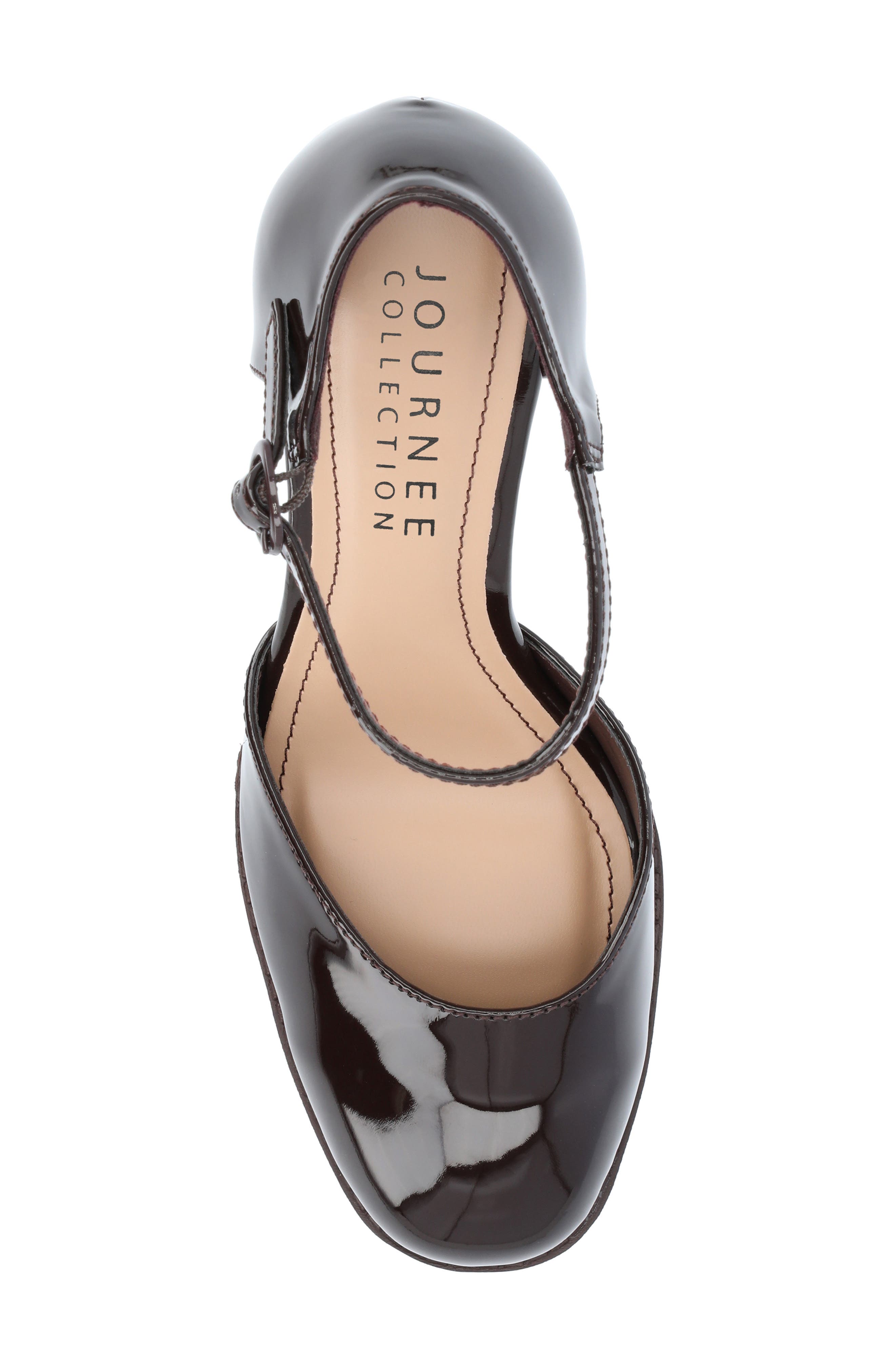 Journee Collection Samarr Pump, Alternate, color, Brown