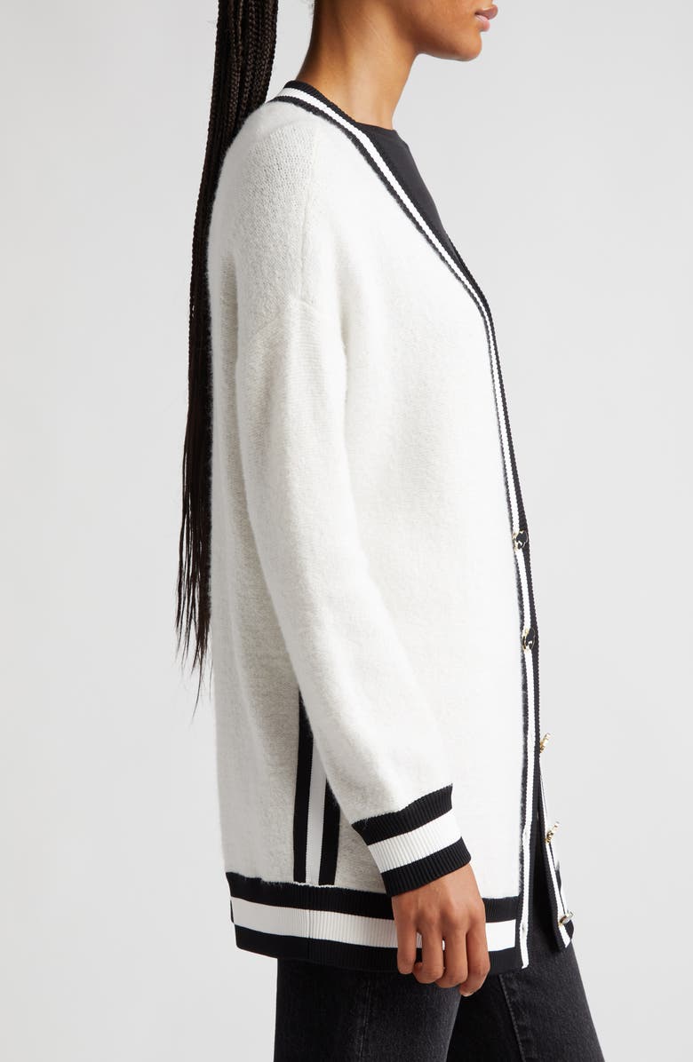 Alice + Olivia Barry Oversize Cardigan, Alternate, color, 