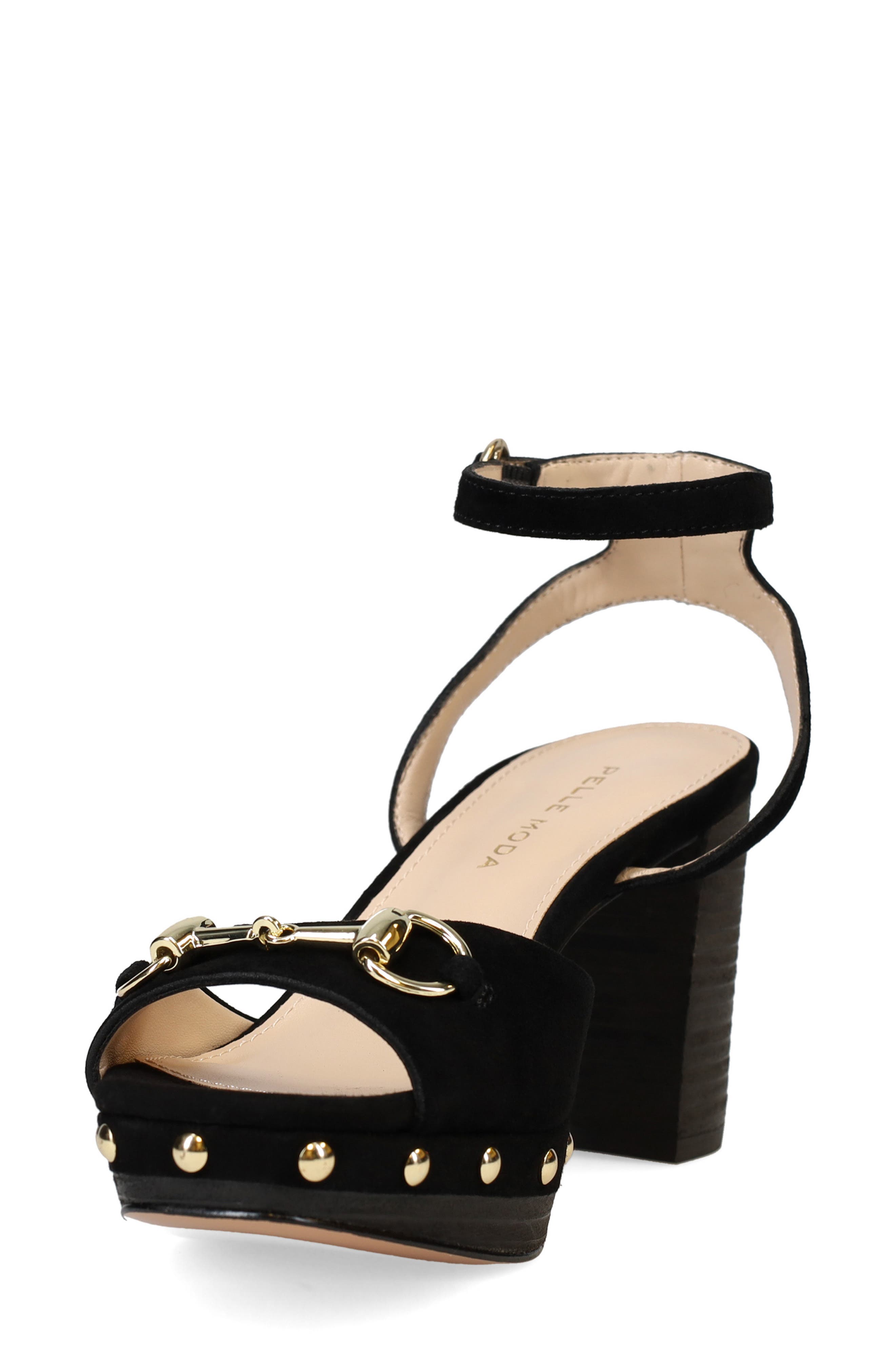 Pelle Moda Anara Platform Sandal, Alternate, color, Black