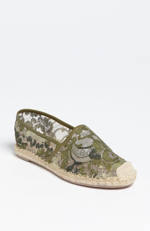 VALENTINO GARAVANI 'Camo Lace' Espadrille
