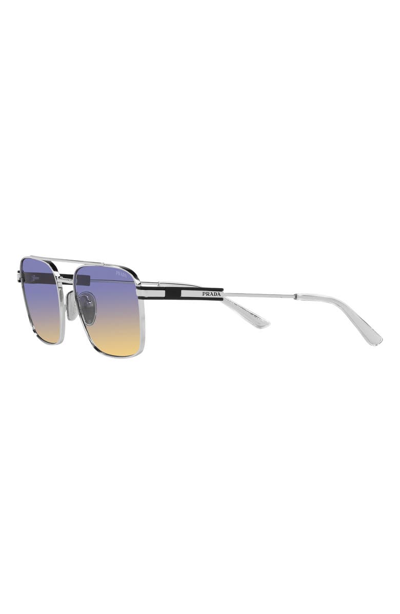 Prada 56mm Gradient Pillow Sunglasses, Alternate, color, 