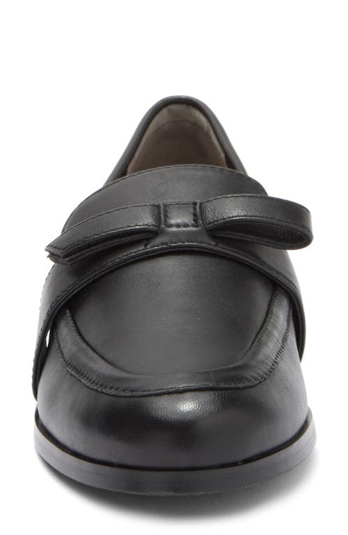 Stuart Weitzman Emma Bow Loafer In Black