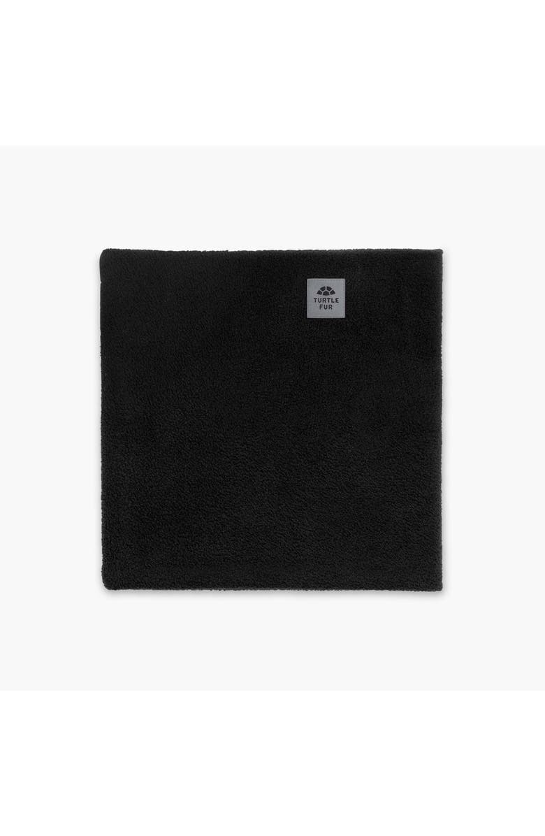 Turtle Fur Double-Layer Fleece Neck Warmer, Main, color, Black