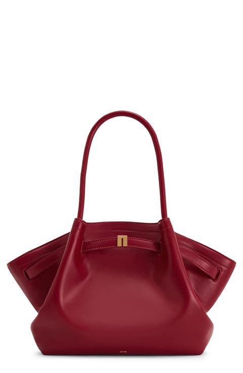 Large Hana Faux Leather Tote