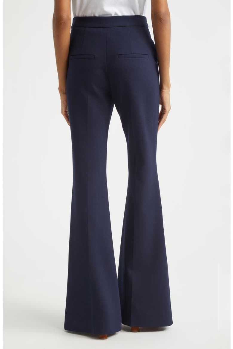 Arden High Waist Flare Leg Pants, Alternate, color, NAVY