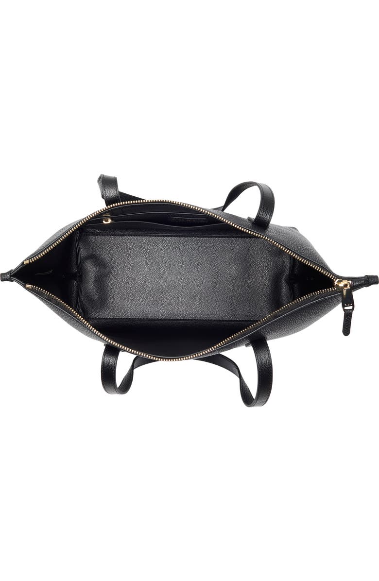 Furla Classic Medium Leather Tote, Alternate, color, Nero