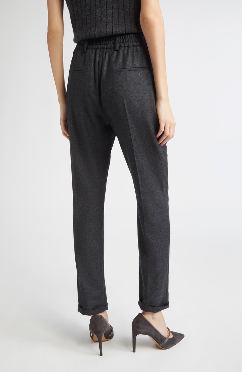 Eleventy Soft Slim Fit Pants, Alternate, color, 15 Smoke Gray Melang