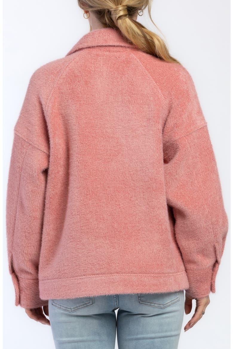 Carmina Brushed Jacket, Alternate, color, ASH ROSE