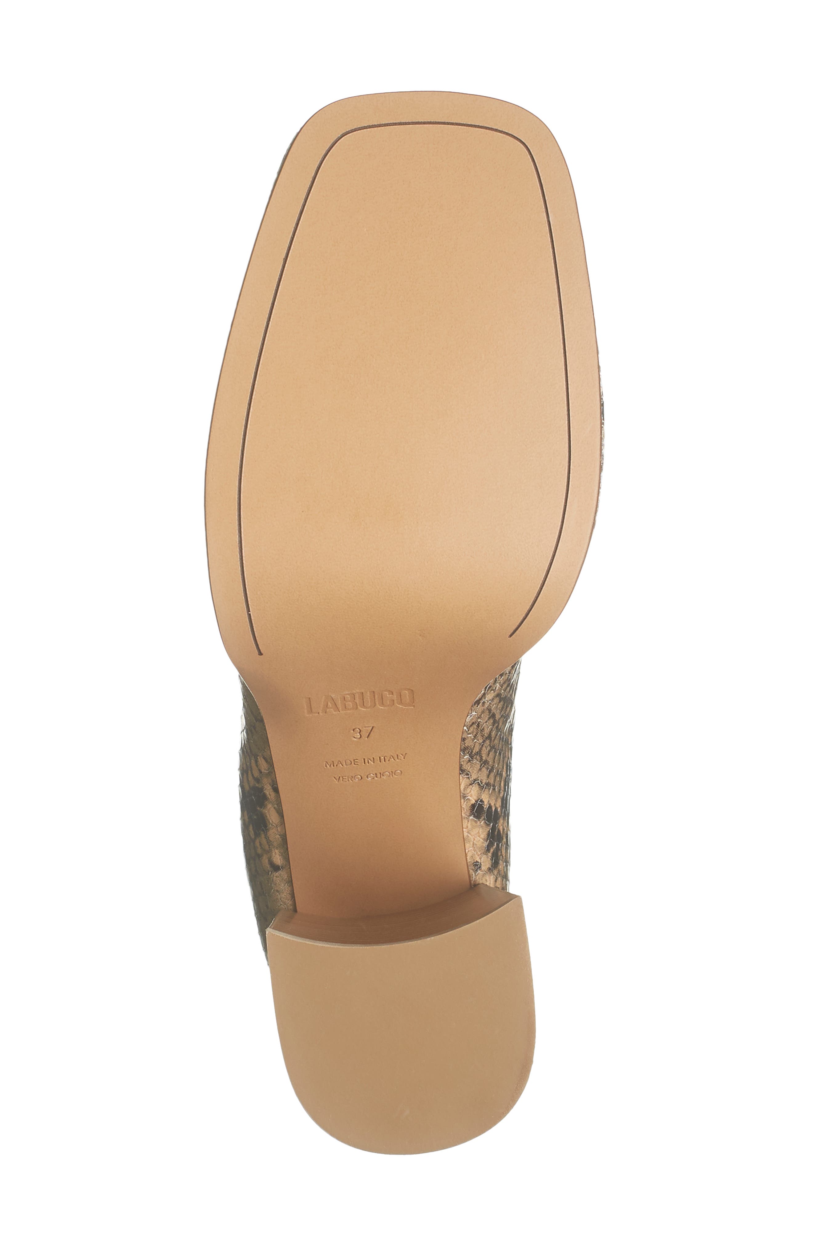 LABUCQ Jaki Snake Embossed Chelsea Boot, Alternate, color, 