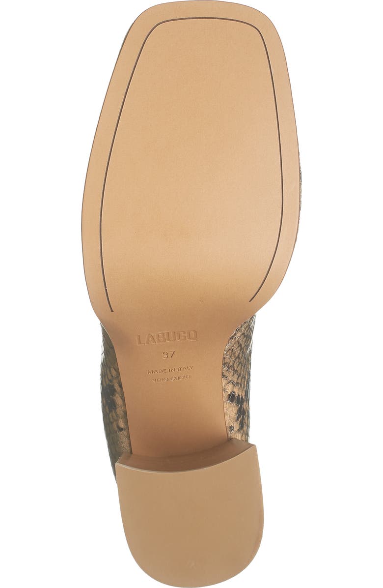 LABUCQ Jaki Snake Embossed Chelsea Boot, Alternate, color,