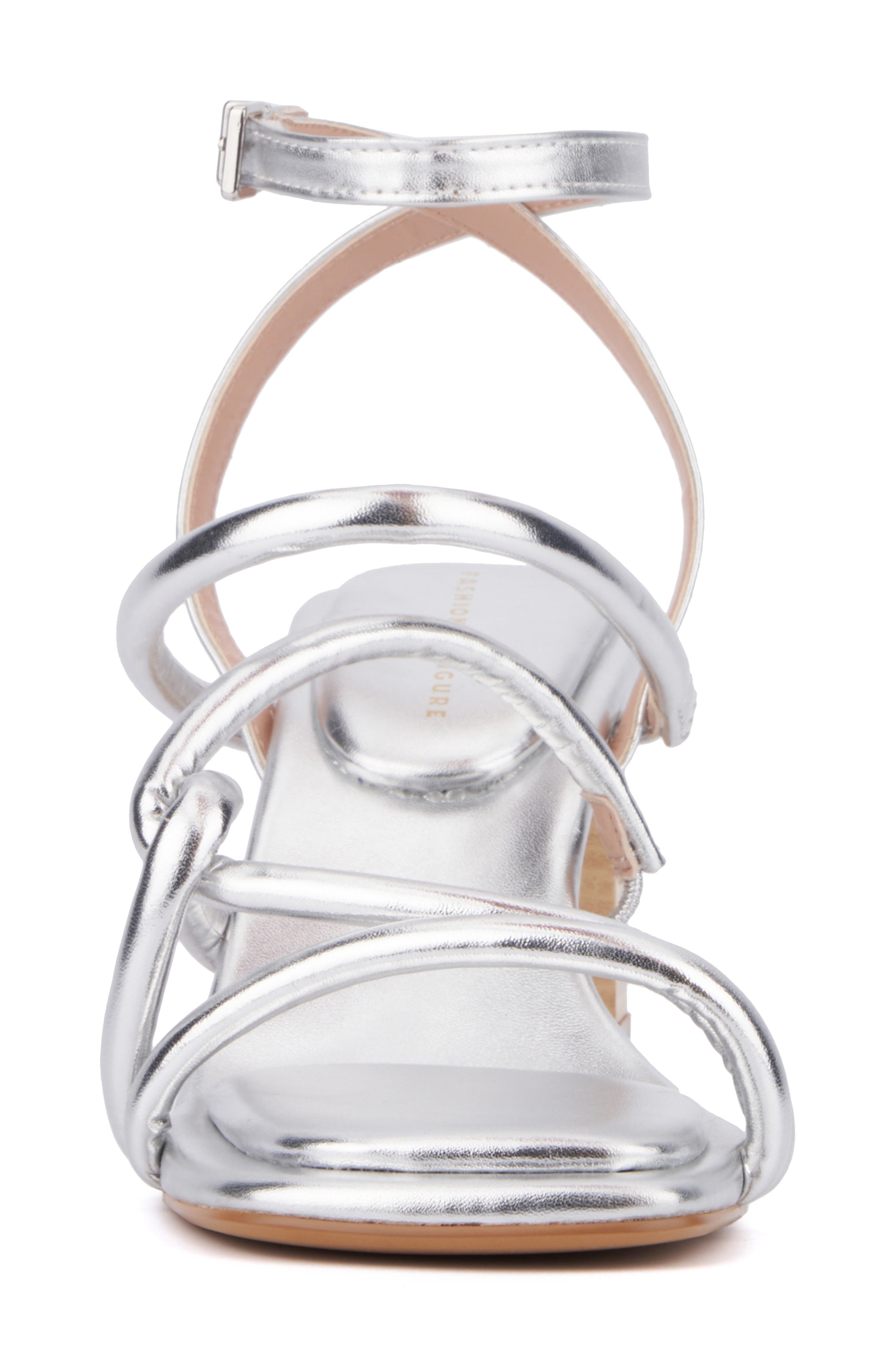 Fashion to Figure Ohara Strappy Block Heel Sandal - Wide Width, Alternate, color, 