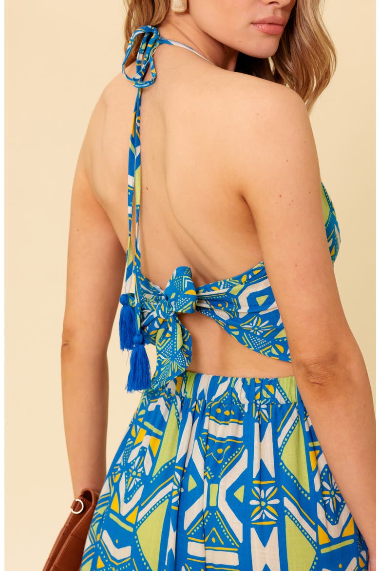 Print Two-Piece Set, Alternate, color, NAVY
