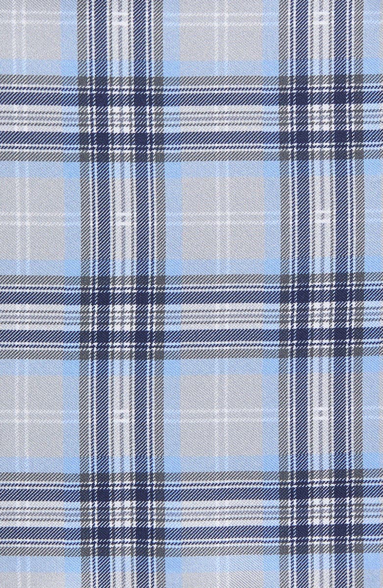 Nordstrom Panel Silk Pocket Square, Alternate, color, Grey