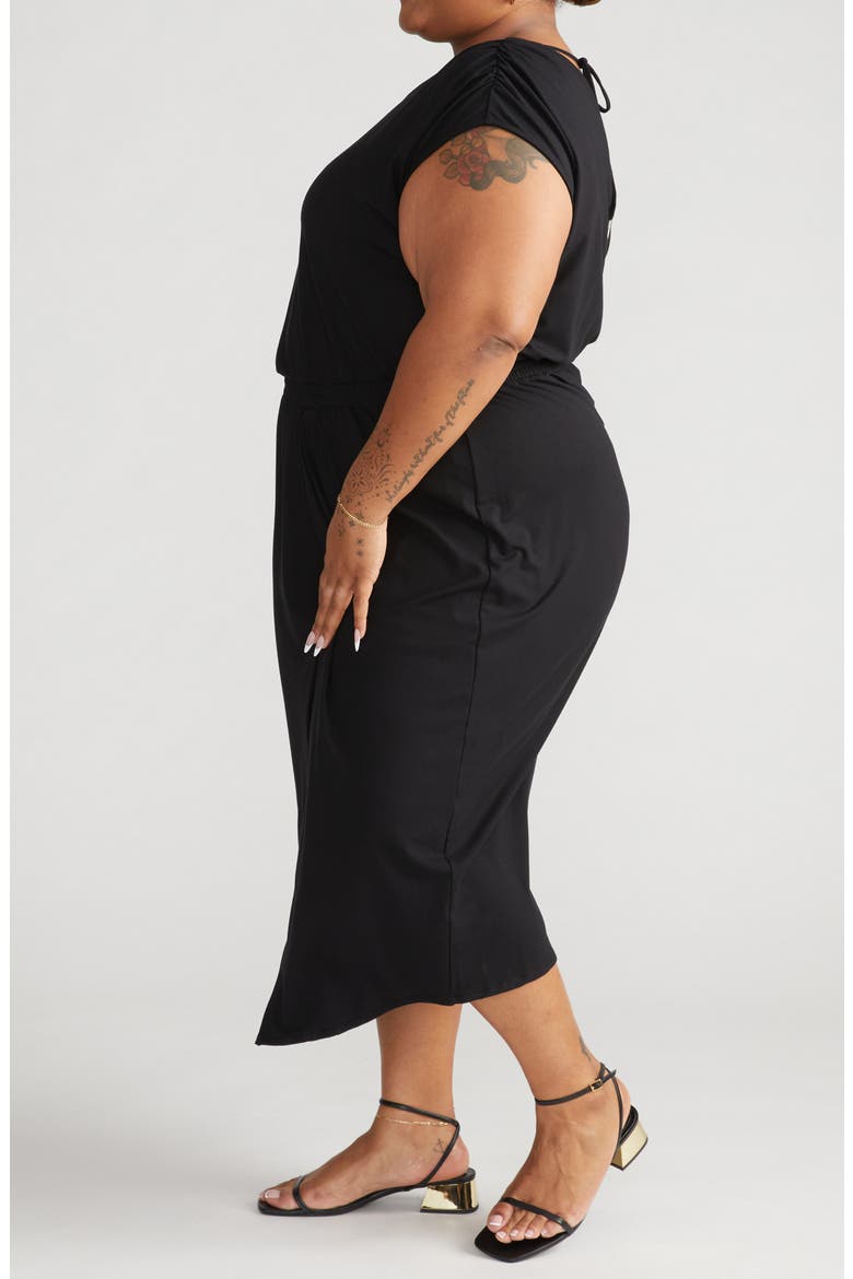 Havana Divine Liquid Jersey Dress, Alternate, color, BLACK