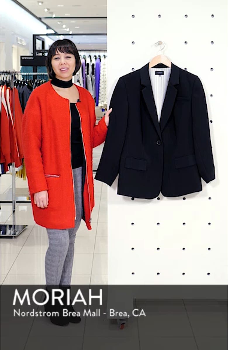 Classic Crepe Blazer, sales video thumbnail