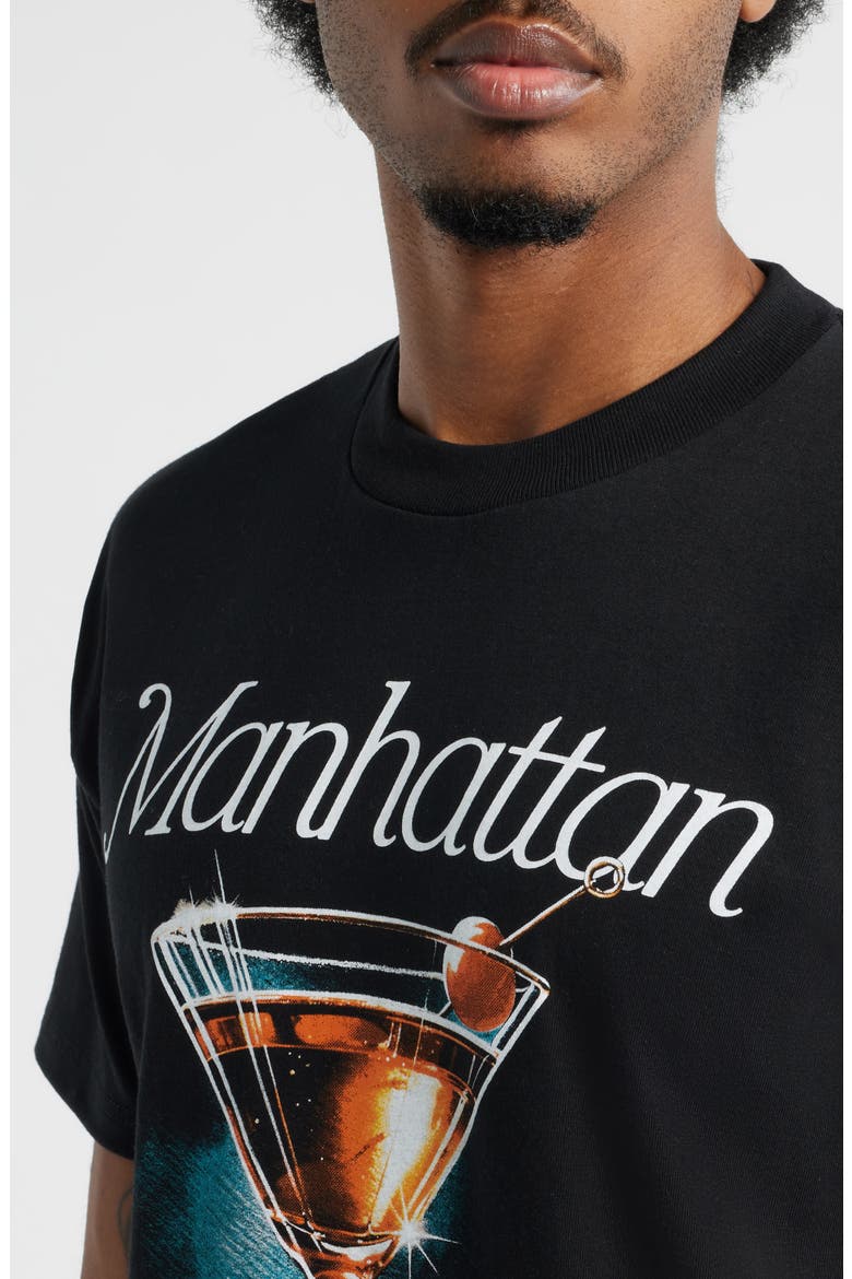 Manhattan T-Shirt, Alternate, color, BLACK