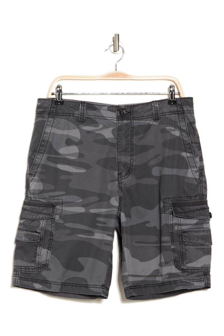 Sedona Cargo Shorts, Alternate, color, BLACK CAMO