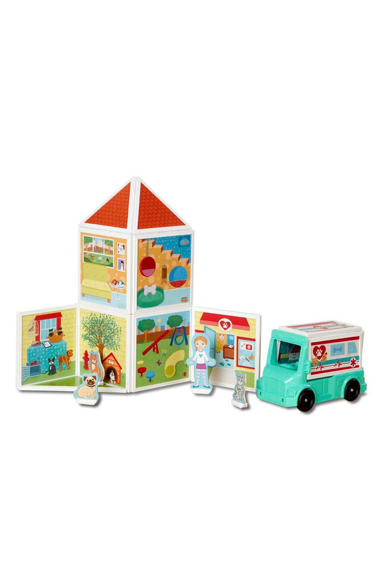 Melissa & Doug Magnetivity Pet Center Magnet Building Playset, Alternate, color, 