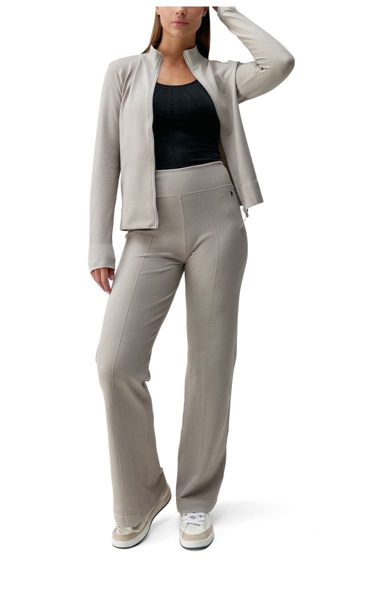 Born Living Yoga Gita Seamless Sport Jacket, Alternate, color, Grain