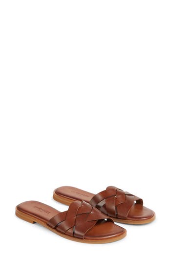 Lk Bennett Amara Slide Sandal In Animal Print