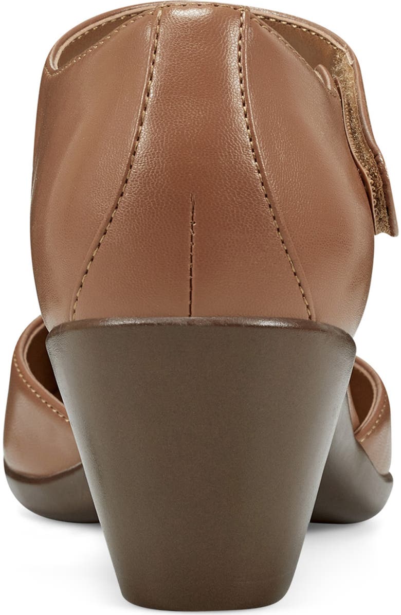 Easy Spirit Casity d'Orsay Mid Pump, Alternate, color, Medium Brown