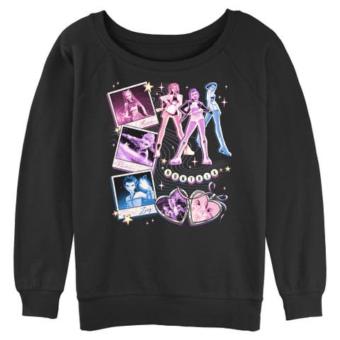 Junior's KPop Demon Hunters Huntrix Cute Instant Film Portrait  Sweatshirt