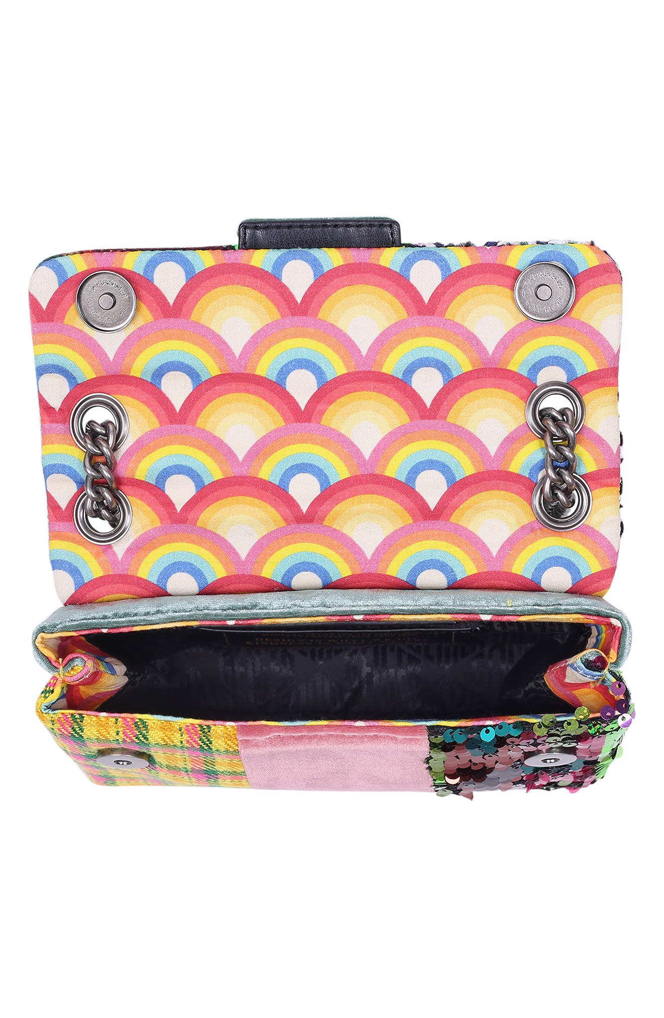 Kurt Geiger London Mini Kensington Upcycled Crossbody Bag, Alternate, color, 