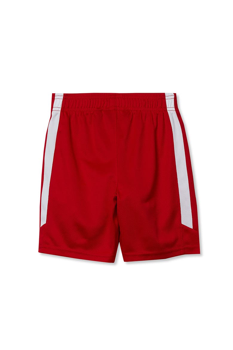 Boys Athletic Mesh Shorts, Alternate, color, Red