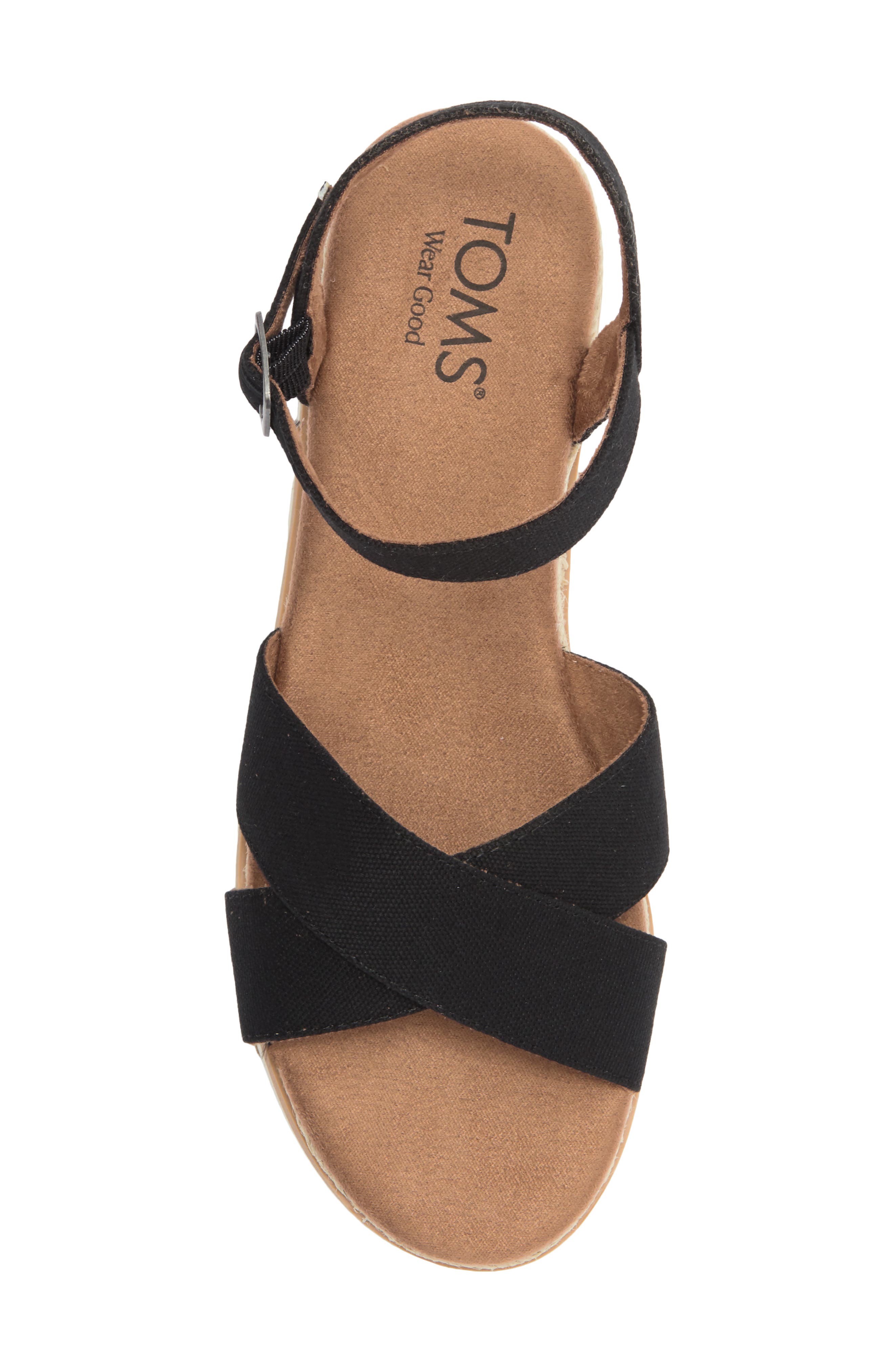 TOMS Noelan Platform Wedge Sandal, Alternate, color, 