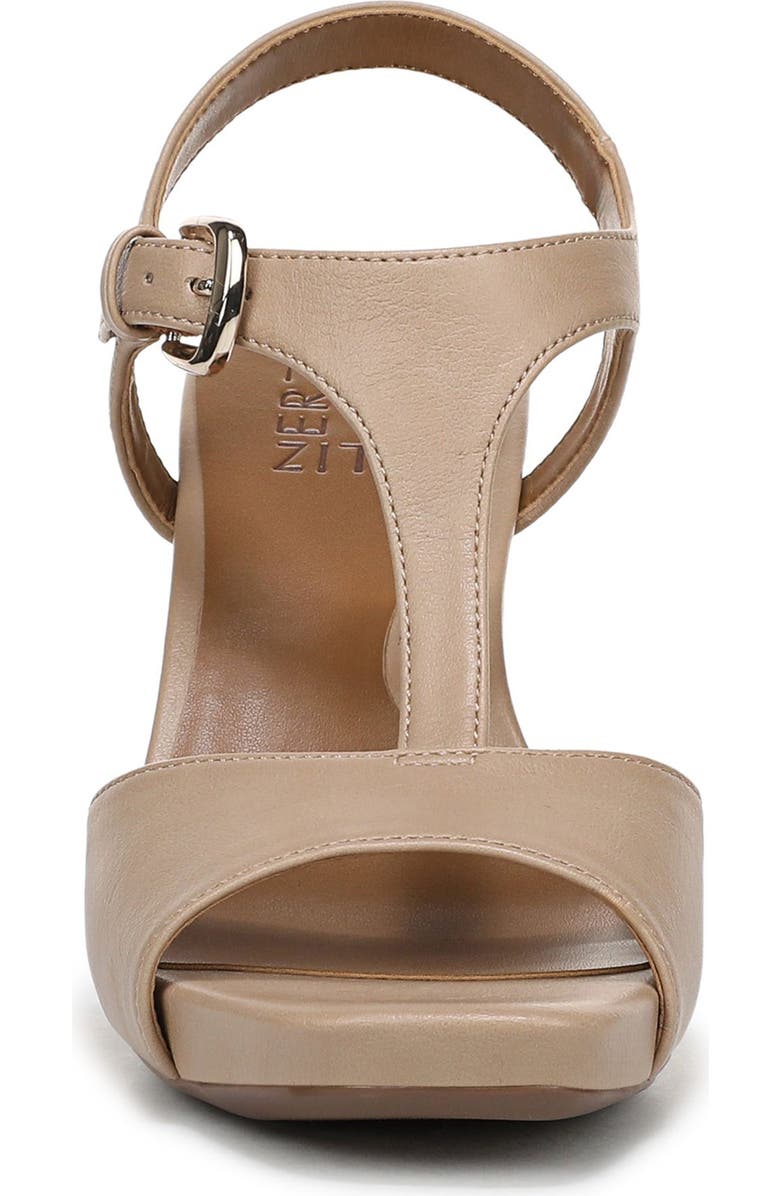 Naturalizer Marlowe T-Strap Sandal - Wide Widths Available, Alternate, color, Tan Faux Leather
