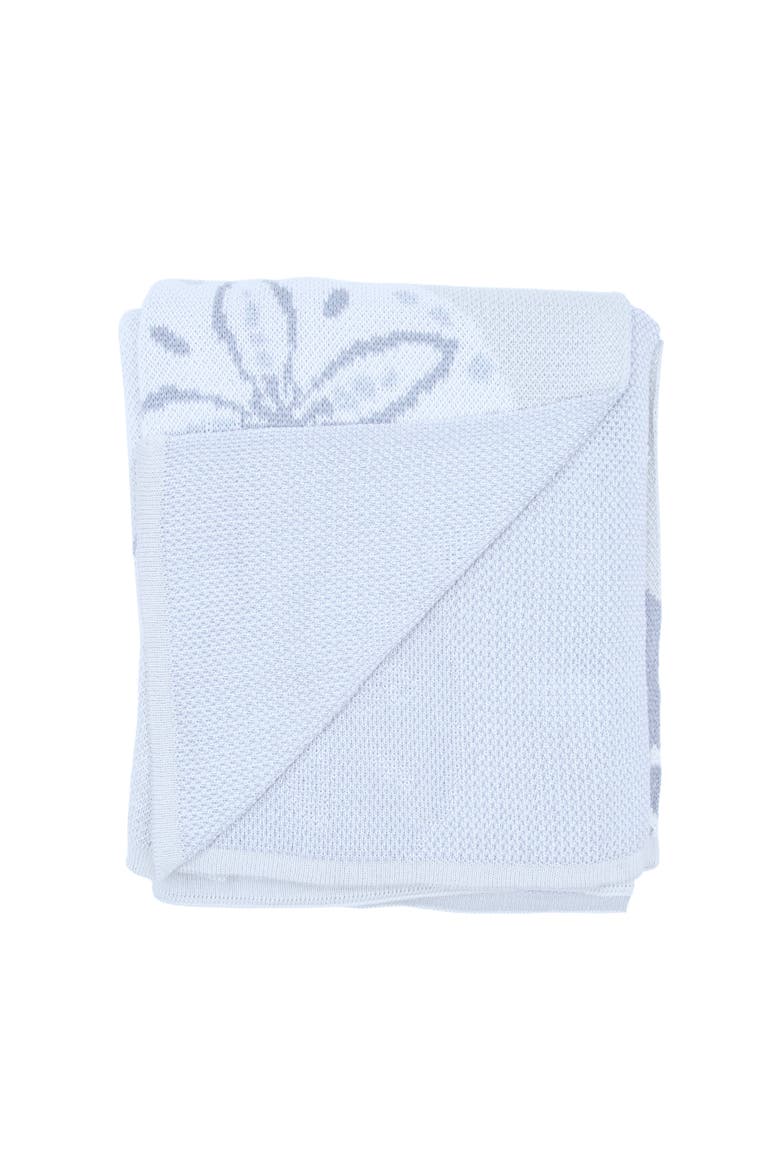 Sand Dollar Pattern Indoor and Outdoor Throw Blanket, Alternate, color, Blue