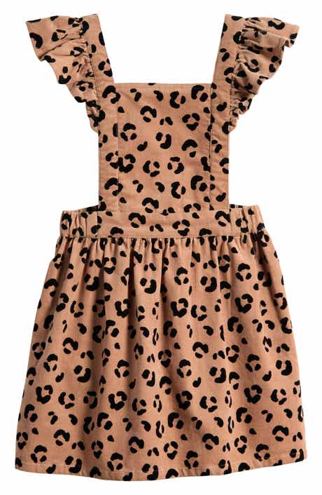 Tucker + Tate Kids' Print Cotton Corduroy Pinafore Dress