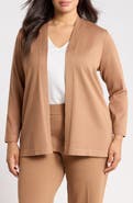 AK ANNE KLEIN Chatham Open Front Cardigan