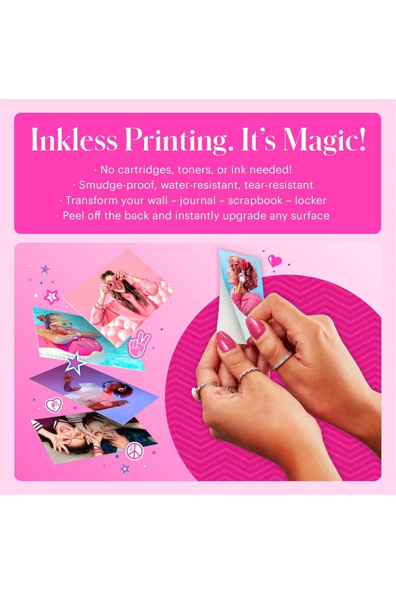 x Barbie Printomatic Camera Deluxe Bundle, Alternate, color, Light Pink