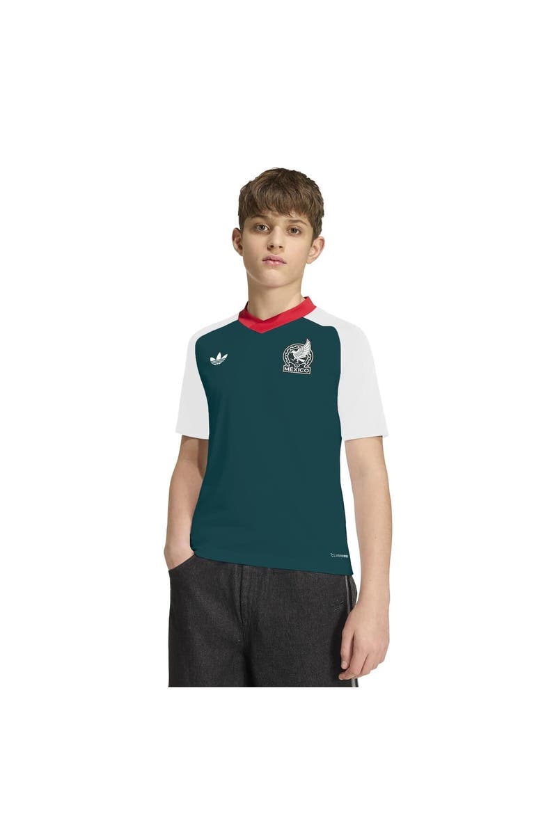 adidas Youth adidas White Mexico National Team 2026 Pre-Match Top, Main, color, White