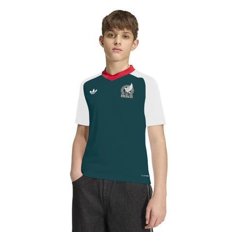 Youth adidas White Mexico National Team 2026 Pre-Match Top