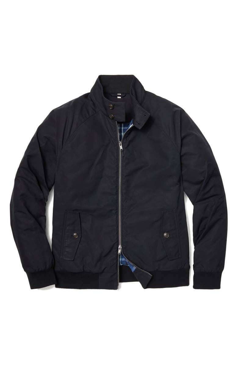 Bonobos Harrington Quilted Jacket, Alternate, color, Jet Black