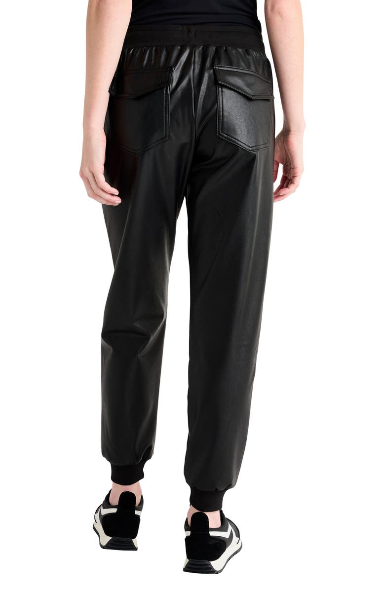 Splendid Faux Leather Joggers, Alternate, color, 