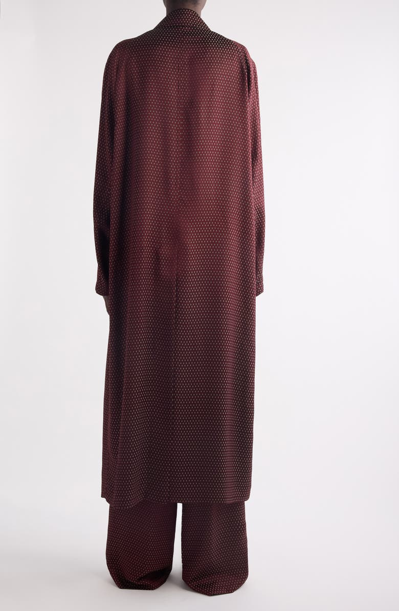 Dries Van Noten Raltonas Oversize Coat, Alternate, color, Burgundy