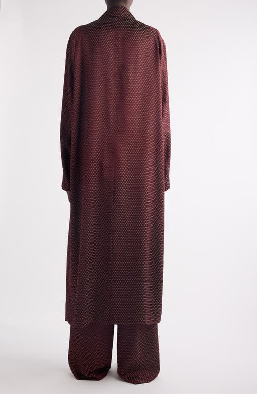 Dries Van Noten Raltonas Oversize Coat In Pink