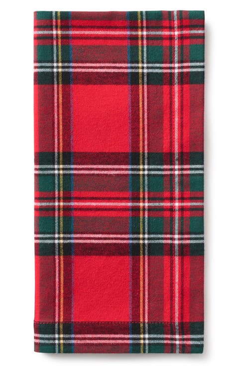 Imperial Tartan Plaid Set of 4 Napkins