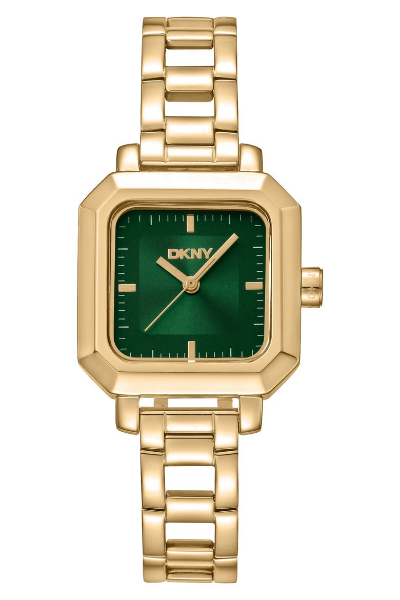 L 124 Champ Bracelet Watch, Main, color, DARK GREEN