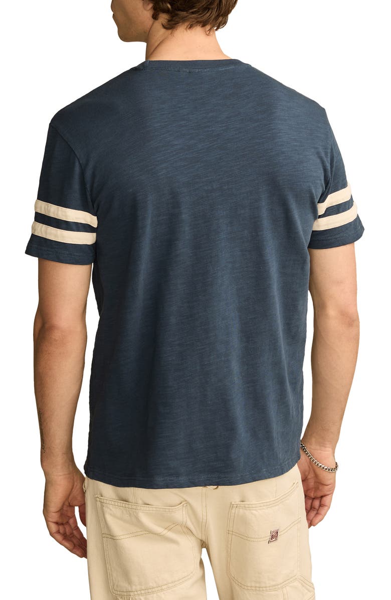 Lucky Brand x Disney Mickey & Friends Graphic Football T-Shirt, Alternate, color, 