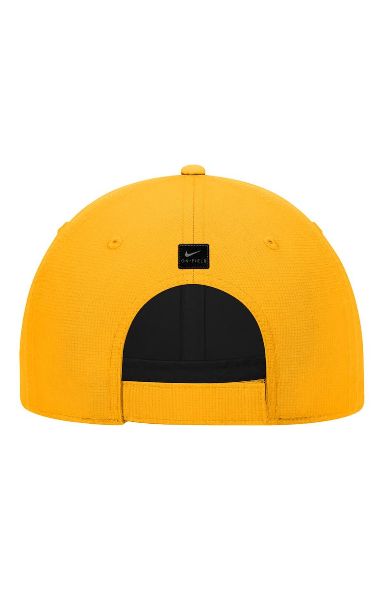 Nike Men's Nike  Gold Pitt Panthers 2025 On-Field Club Performance Adjustable Hat, Alternate, color, 