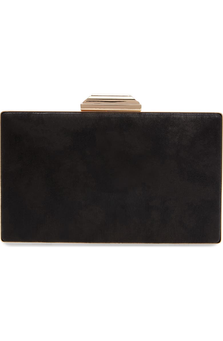 Nordstrom Geometric Faux Leather Minaudière, Main, color,