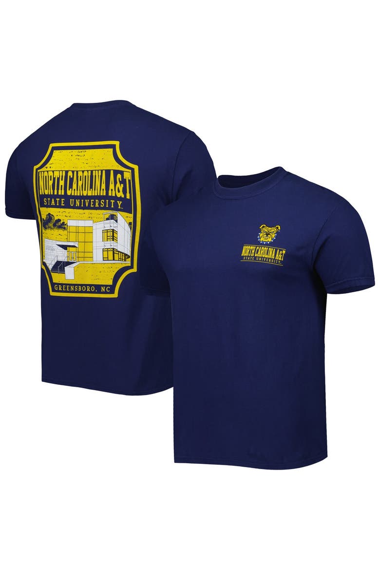 Men's Navy North Carolina A&T Aggies Logo Campus Icon T-Shirt, Alternate, color, Navy