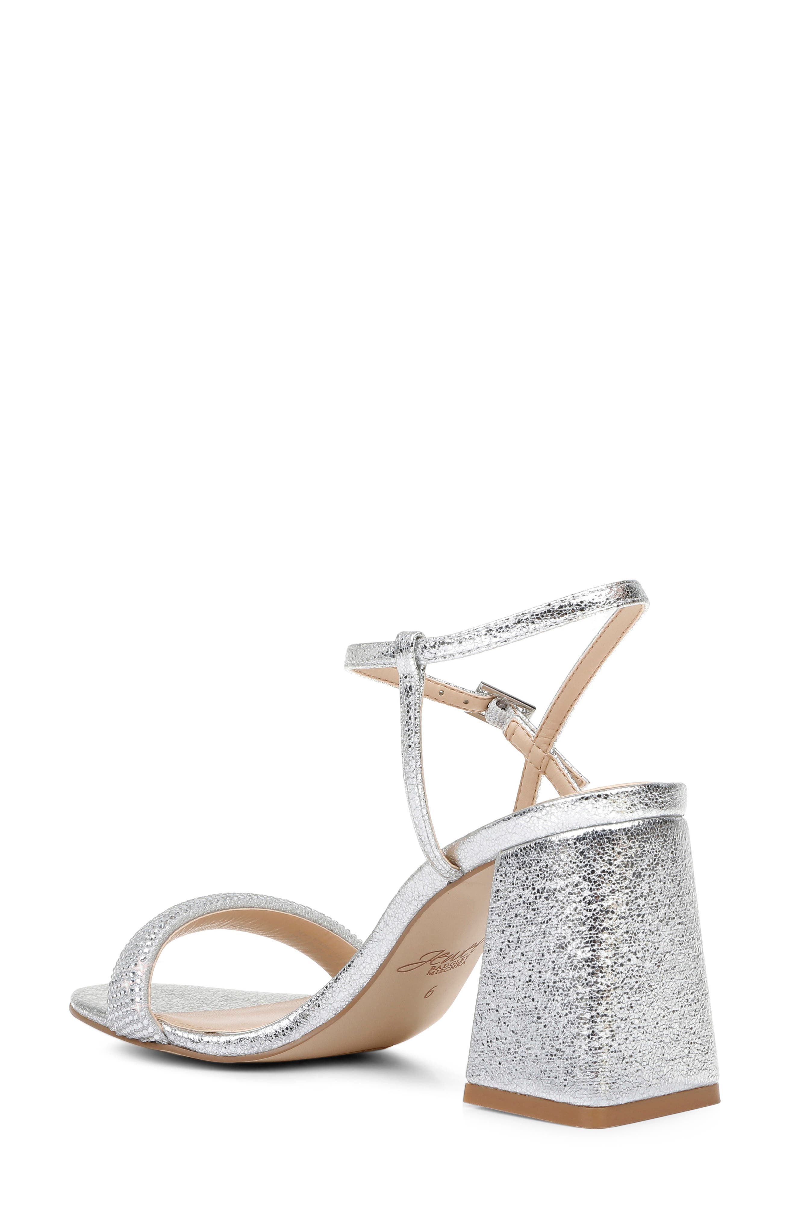 Jewel Badgley Mischka Earlene Block Heel Sandal, Alternate, color, 