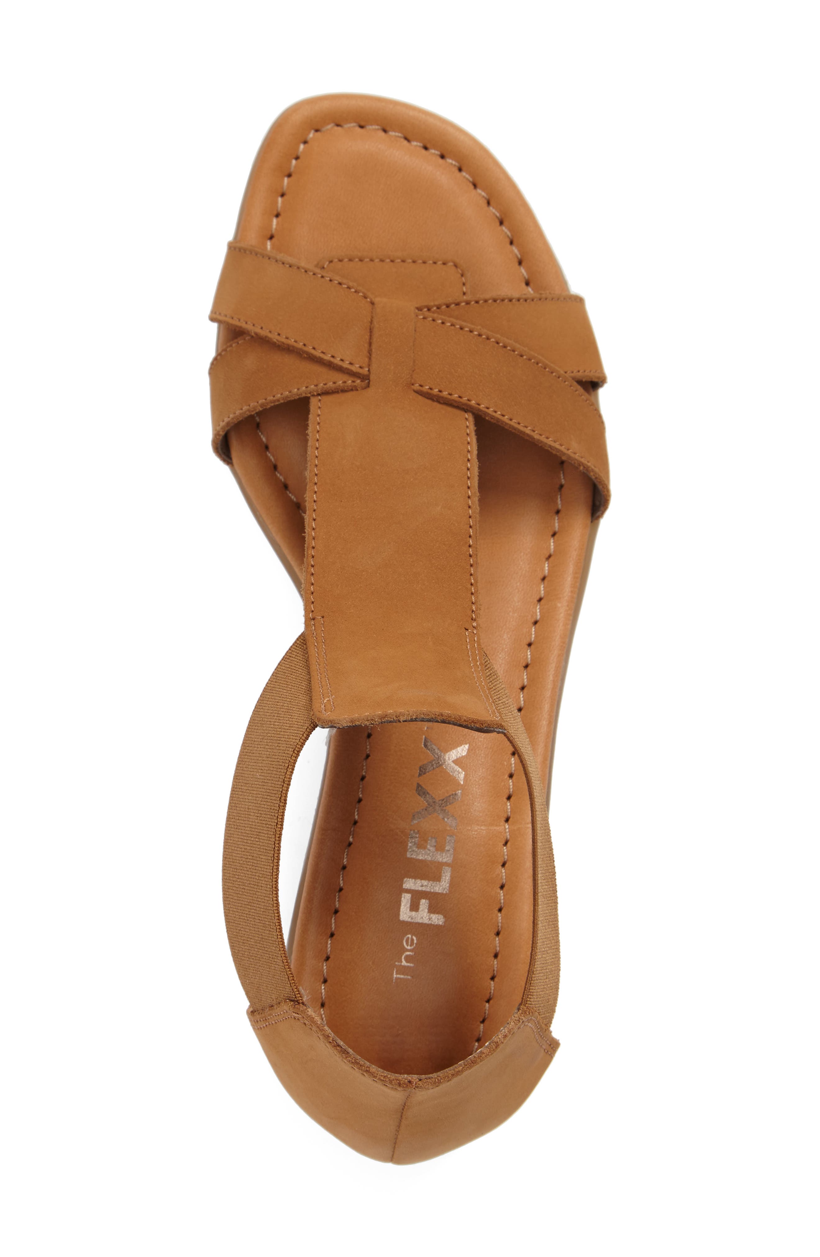 'Band Together' Sandal, Alternate, color, COGNAC NUBUCK