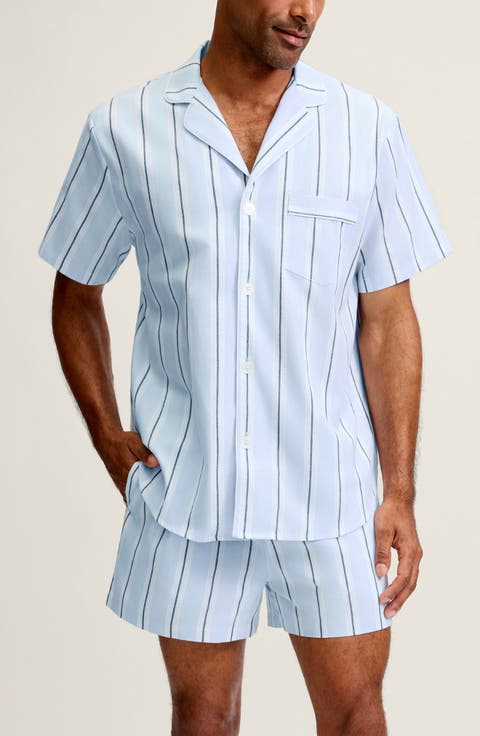 Classic Stripe Cotton Twill Short Pajamas