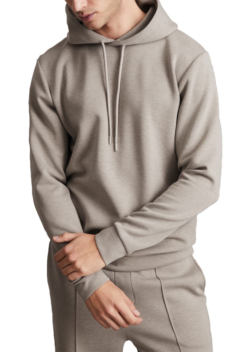 Fabien Double Knit Hoodie, Main, color, TAUPE